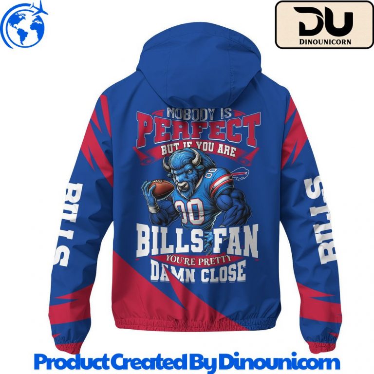 Buffalo Bills Football NFL Windbreaker Jacket