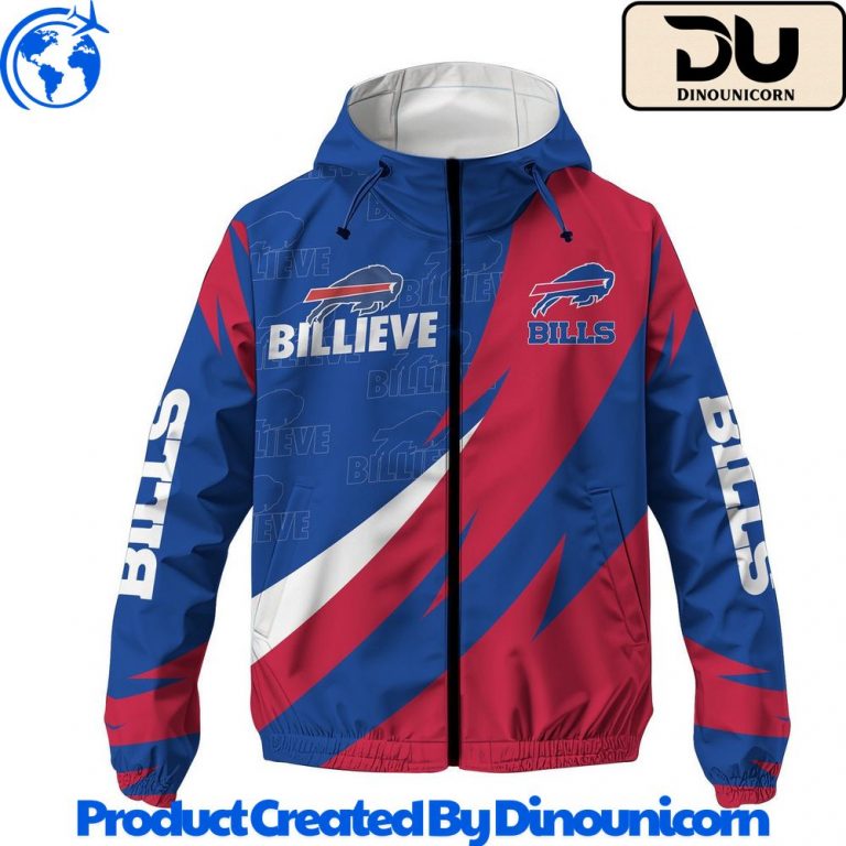 Buffalo Bills Football NFL Windbreaker Jacket