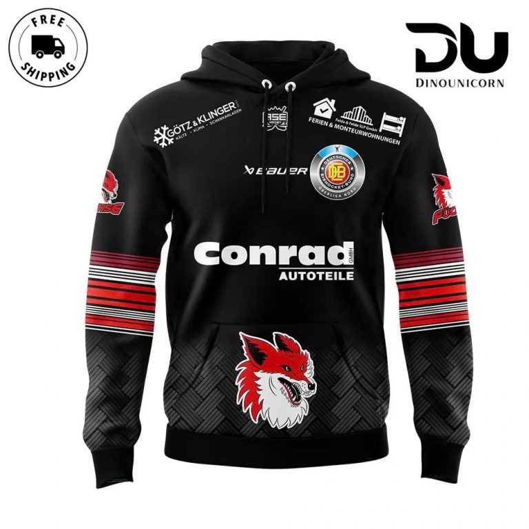 Fuchse Duisburg Ice Hockey Team Germany Hoodie