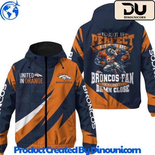 Denver Broncos Football NFL Windbreaker Jacket