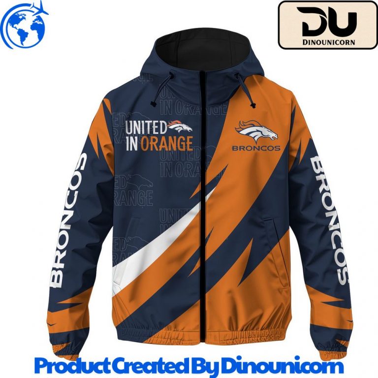 Denver Broncos Football NFL Windbreaker Jacket