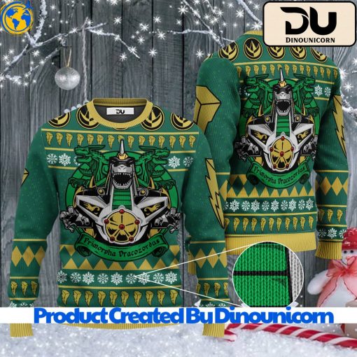 Dragonzord Power Rangers Ugly Christmas Sweater