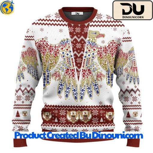 Elvis Presley Ugly Christmas Sweater