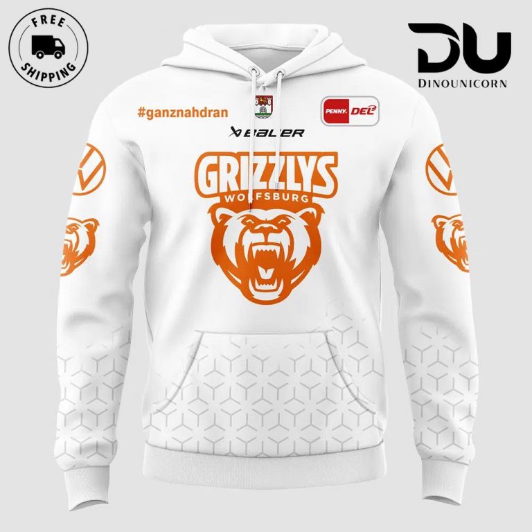 Grizzly Wolfsburg Ice Hockey Team Germany Hoodie