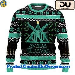 Harry Potter Avada Kedavra Ugly Christmas Sweater