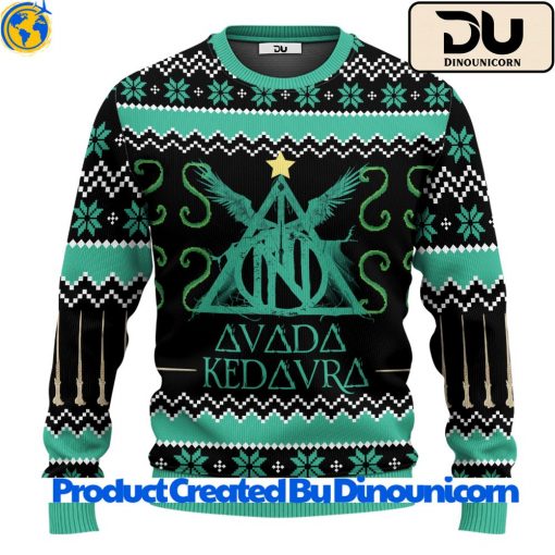 Harry Potter Avada Kedavra Ugly Christmas Sweater