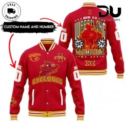 Iowa State Cyclones Football NCAA Baseball Jacket