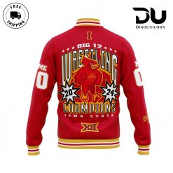 Iowa State Cyclones Football NCAA Baseball Jacket