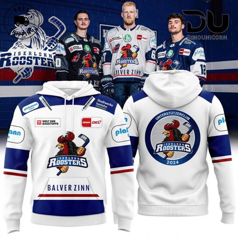 Iserlohn Roosters Ice Hockey Team Germany Hoodie