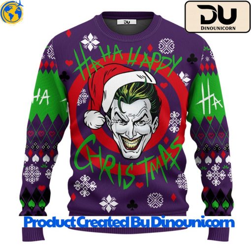 Joker 3 Ugly Christmas Sweater