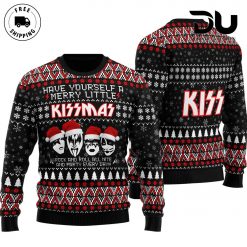 Kiss Rock Band Ugly Christmas Sweater