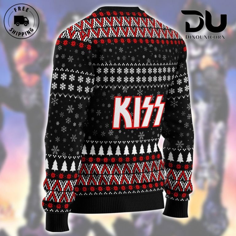 Kiss Rock Band Ugly Christmas Sweater