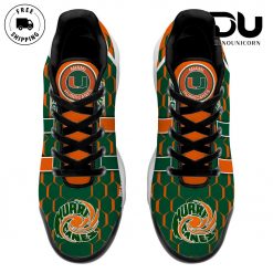 Miami Hurricanes Football NCAA Air Max Plus Shoes