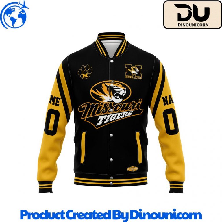 Missouri Tigers Football NCAA Baseball Jacket