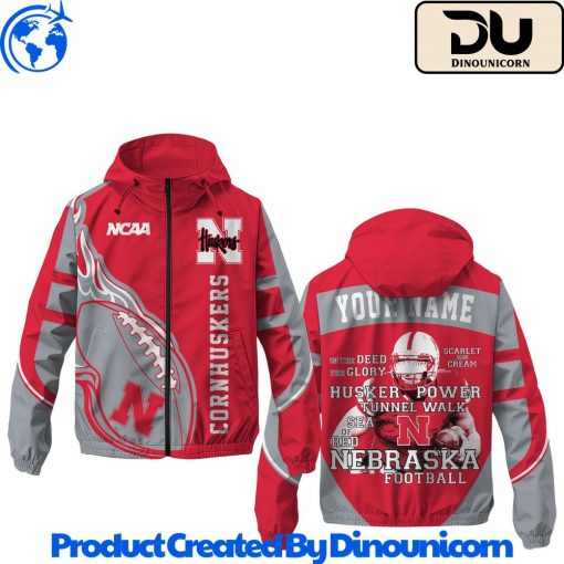 Nebraska Cornhuskers Football NCAA Windbreaker Jacket