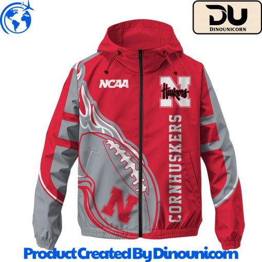 Nebraska Cornhuskers Football NCAA Windbreaker Jacket