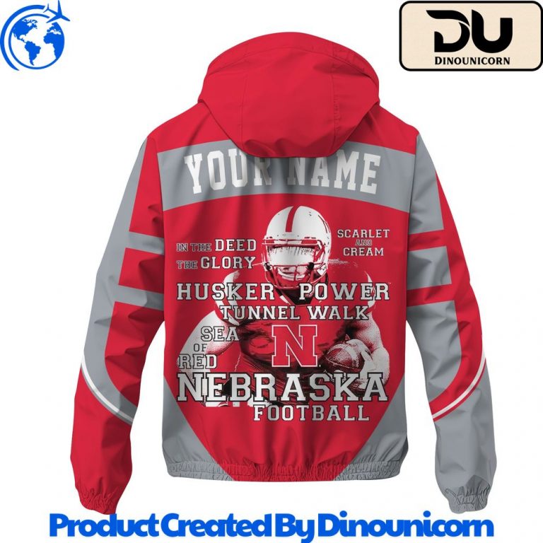 Nebraska Cornhuskers Football NCAA Windbreaker Jacket