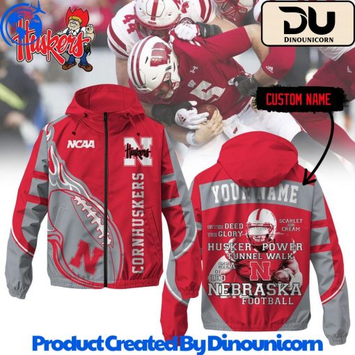 Nebraska Cornhuskers Football NCAA Windbreaker Jacket