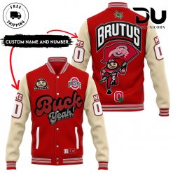 Ohio State Buckeyes Football NCAA Baseball Jacket