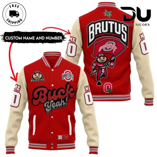 Ohio State Buckeyes Football NCAA Baseball Jacket