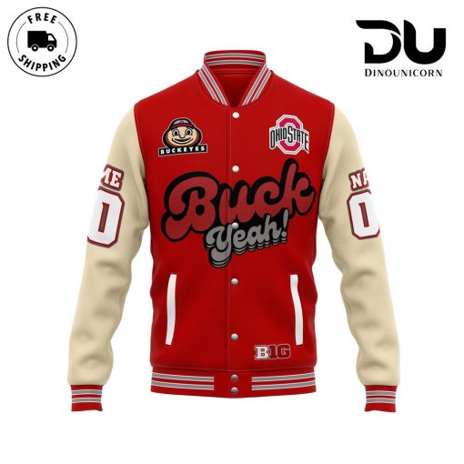 Ohio State Buckeyes Football NCAA Baseball Jacket