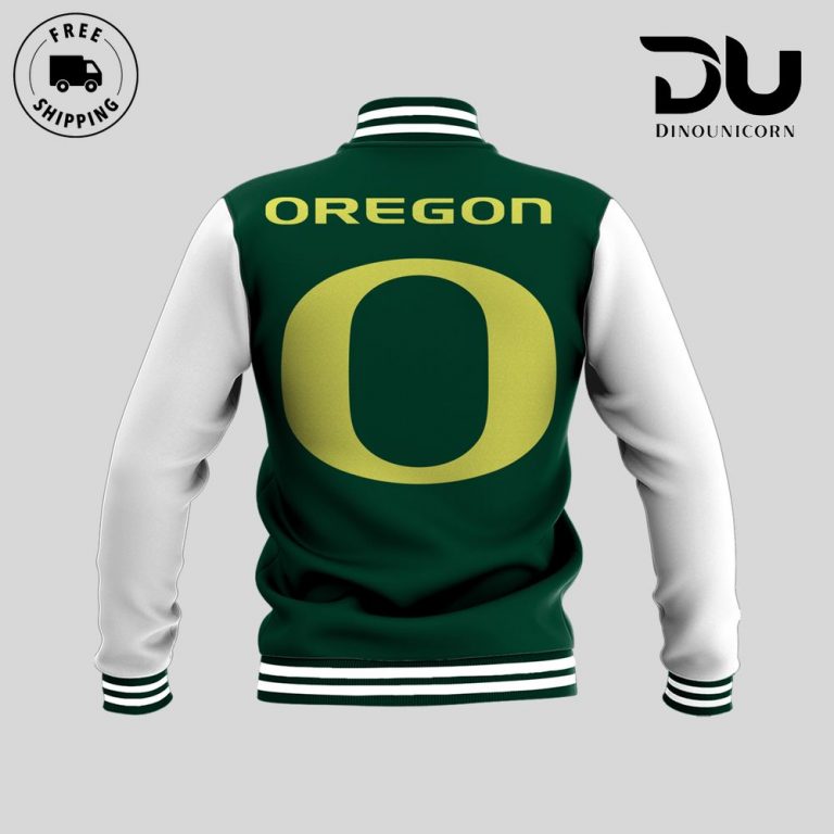 Oregon Ducks Football NCAA Baseball Jacket