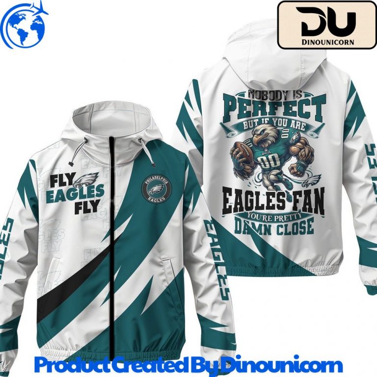 Philadelphia Eagles Football NFL Windbreaker Jacket