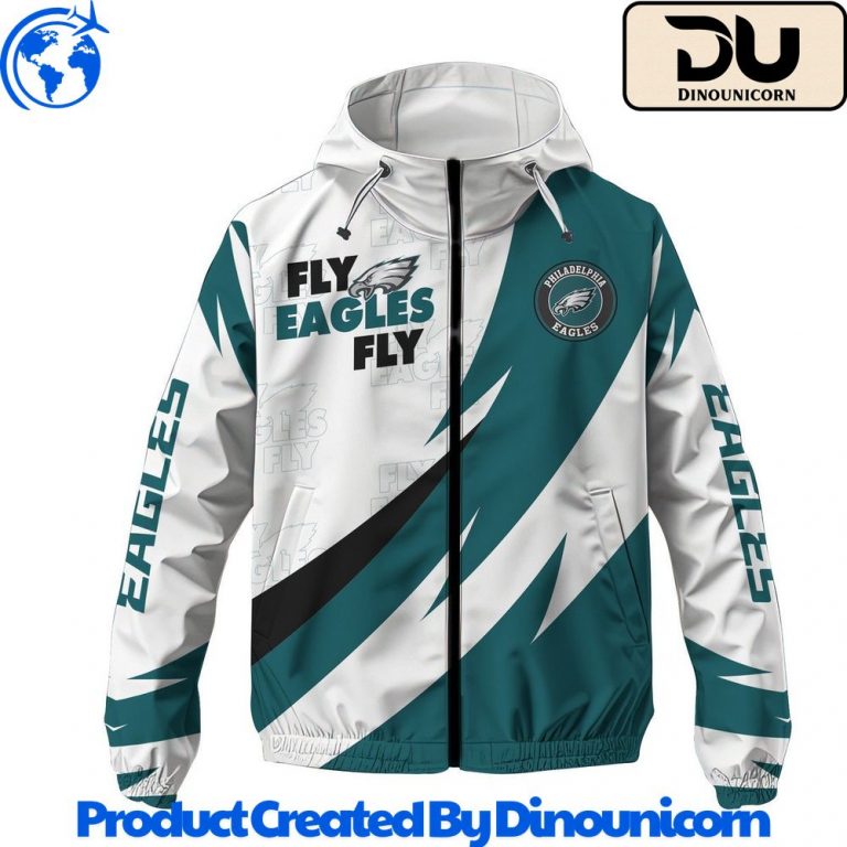 Philadelphia Eagles Football NFL Windbreaker Jacket