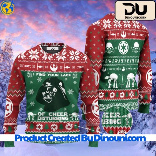 Star Wars Darth Vader Ugly Christmas Sweater