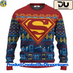 Superman Ugly Christmas Sweater