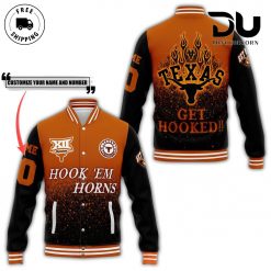 Texas Longhorns Football NCAA Baseball Jacket