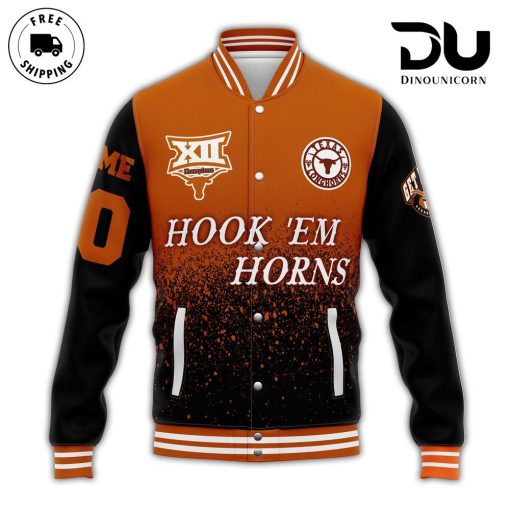 Texas Longhorns Football NCAA Baseball Jacket