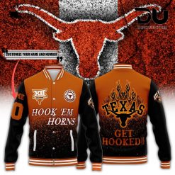 Texas Longhorns Football NCAA Baseball Jacket