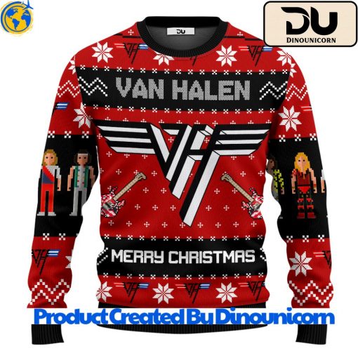 Van Halen Cute Ugly Christmas Sweater