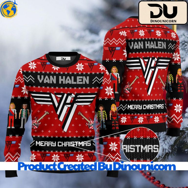 Van Halen Cute Ugly Christmas Sweater