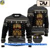 Michigan Wolverines NCAA Dabbing Santa Claus Ugly Christmas Sweater