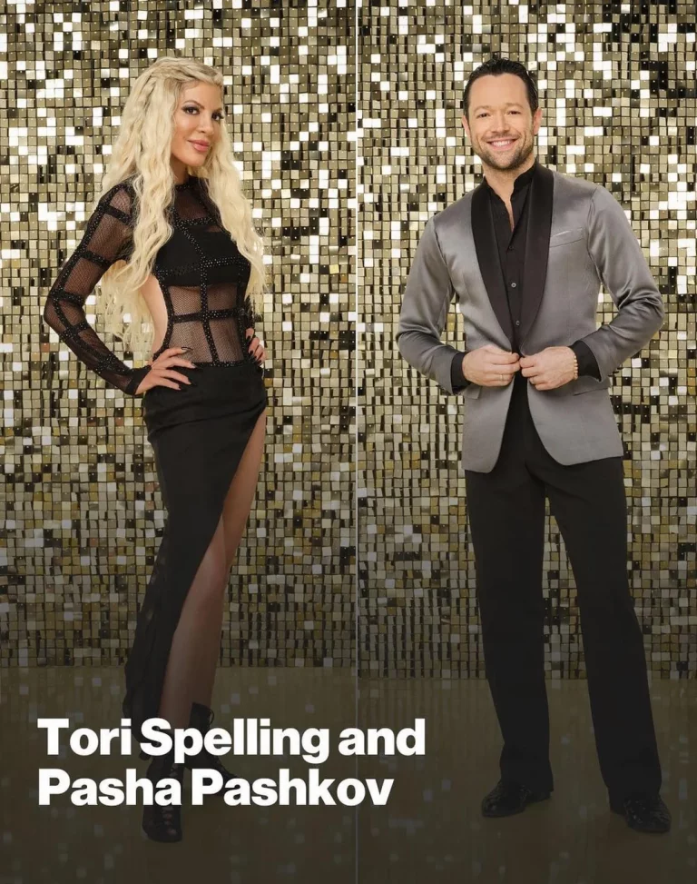 Tori spelling on season 33 of dancing with the stars