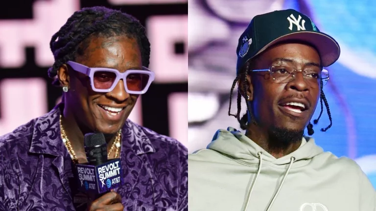 Young thug cracks up in court after witness tries to ask him about rich homie quan