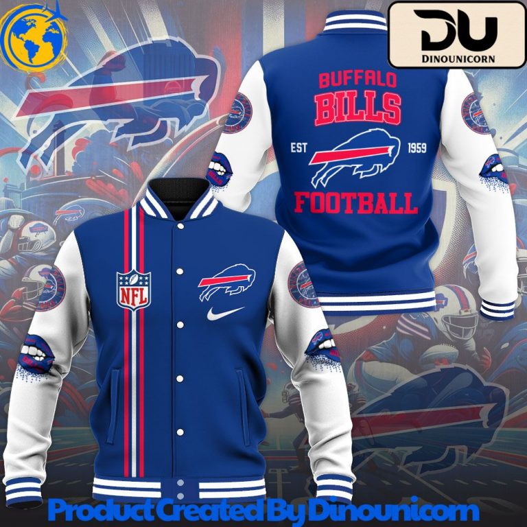 Buffalo Bills NFL Baseball Jacket