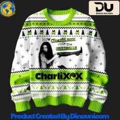 Charli XCX Ugly Christmas Sweater