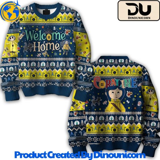 Coraline Ugly Christmas Sweater