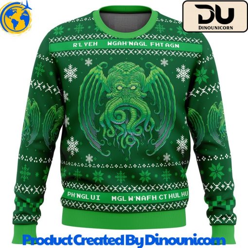 Cthulhu Cultist Ugly Christmas Sweater