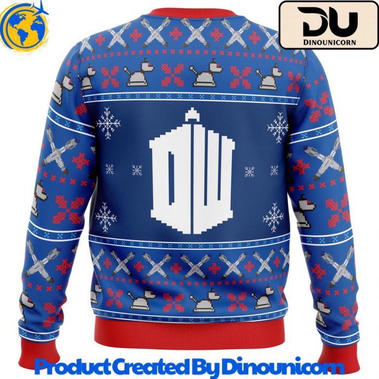 Doctor Who Tardis Ugly Christmas Sweater