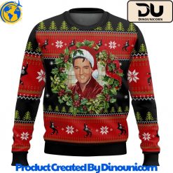 Elvis Presley Ugly Christmas Sweater