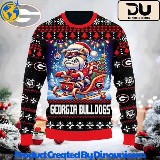 Georgia Bulldogs Football NCAA Ugly Christmas Sweater