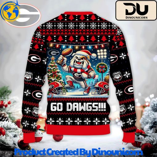 Georgia Bulldogs Football NCAA Ugly Christmas Sweater