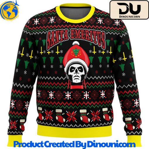 Ghost Papa Emeritus Ugly Christmas Sweater