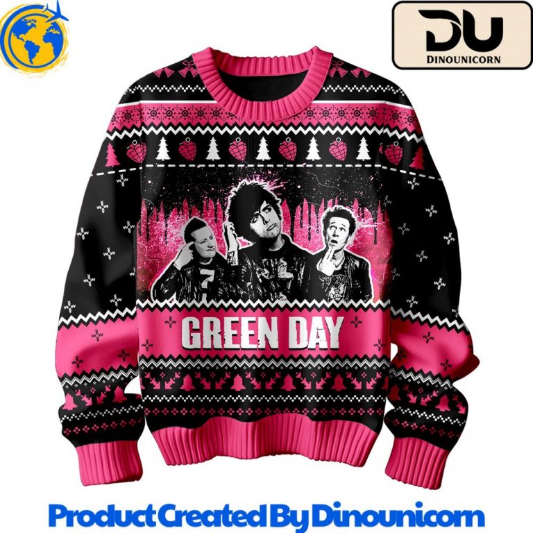 Green Day Ugly Christmas Sweater