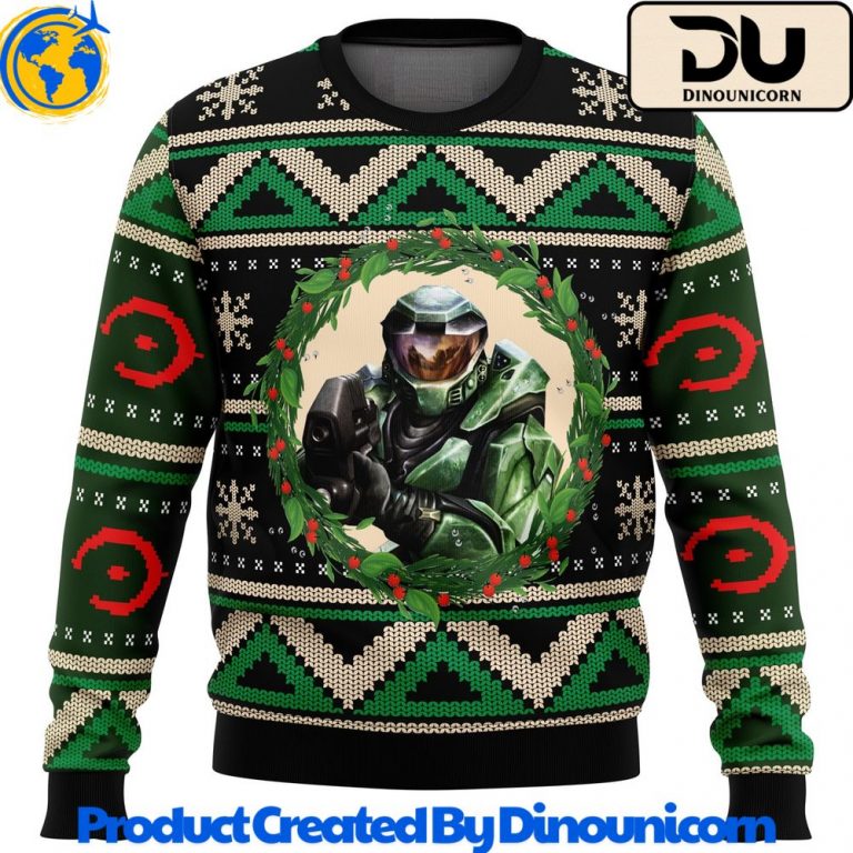 Halo Ugly Christmas Sweater