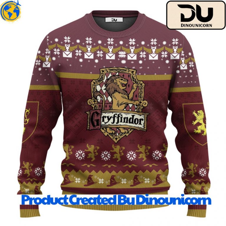 Harry Potter Gryffindor Ugly Christmas Sweater